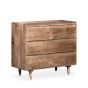 Oak Stain Scandi Mango 100cm 4 Drawer Chest