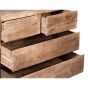 Oak Stain Scandi Mango 100cm 4 Drawer Chest