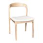 Stackable Oslo Cream Boucle Light Leg Dining Chair - Due 14th September