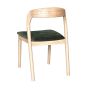 Stackable Oslo Green Velvet Light Leg Dining Chair - Due 14th September
