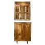 Scandi Mango Shoe Cupboard & Key Holder/Coat Rack
