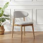 Scandi Cream Boucle Dining Chair - RS