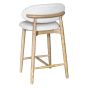 Scandi Cream Boucle CRIB 5 Bar Stool - Light Leg - Due 31st September