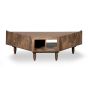 Oak Stain Scandi Mango 120cm Corner TV Unit - In Stock