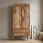 Scandi Mango 2 Drawer Wardrobe