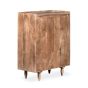 Oak Stain Scandi Mango 78cm Shoe Cupboard