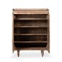 Oak Stain Scandi Mango 78cm Shoe Cupboard