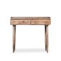 Oak Stain Scandi Mango 90cm 2 Drawer Console Table