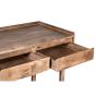 Oak Stain Scandi Mango 90cm 2 Drawer Console Table