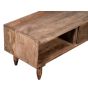 Oak Stain Scandi Mango 90cm Sliding TV Unit - In Stock