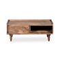 Oak Stain Scandi Mango 90cm Sliding TV Unit - In Stock