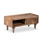 Oak Stain Scandi Mango 90cm Sliding TV Unit - In Stock