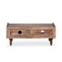 Oak Stain Scandi Mango 90cm Sliding TV Unit - In Stock