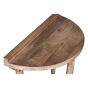 Oak Stain Scandi Mango Sofa End Table