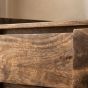Oak Stain Scandi Mango 115cm 6 Drawer Sideboard - In Stock