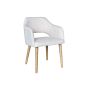 Skye Boucle Dining Chair - Cream