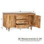 Scandi Mango 130cm Sideboard - In Stock