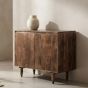 Oak Stain Scandi Mango 85cm Sideboard - In Stock