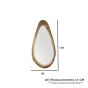 Scandi Mango 60cm Large Curved Mirror - In Stock