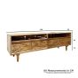 Scandi Mango 160cm Media Unit - In Stock