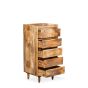 Scandi Mango 5 Drawer Tall Boy