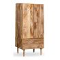 Scandi Mango 2 Drawer Wardrobe - In Stock