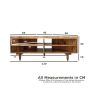 Scandi Mango 120cm Corner Media Unit - In Stock