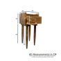 Oak Stain Scandi Mango Lamp Table - Due 23rd July