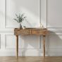 Scandi Mango 90cm 2 Drawer Console Table - Due 26th July