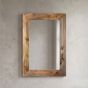 SOLID MANGO WOOD MIRROR