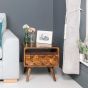 Geo Mango Side Table