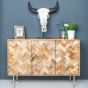 Block Light Mango Sideboard Large