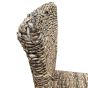 Set of 2 Light Rattan Rollback Chairs