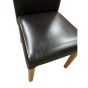 Brown Barcelona Leather Dining Chair