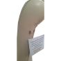 Cream Leather Rollback Dining Chair (T39)