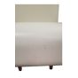Cream Leather Rollback Dining Chair (T39)