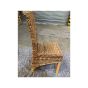 Ex Display Light Rattan Rollback Dining Chair (T505) - One Available