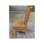 Ex Display Light Rattan Rollback Dining Chair (T505) - One Available
