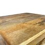 Ex Display Geo Light Mango Side Table - One Available