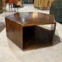 Ex Display Geo Mango Hexagon Coffee Table - One Available