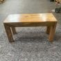 Ex Display Light Dakota Mango Wood 90cm Bench - One Available