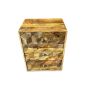 Ex Display Geo Light Mango 45cm 3 Drawer Chest - One Available