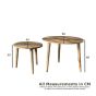 Light Vintage Mango Nest of Tables - In Stock