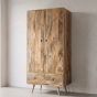 Light Vintage Mango Wardrobe - In Stock