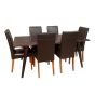 Vintage Mango 180cm Dining Table & 6 Barcelona Dining Chairs