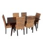 Vintage Mango 180cm Dining Table & 6 Rattan DIning Chairs