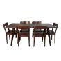 Vintage Mango 180cm Dining Table & 6 Vintage Mango DIning Chairs