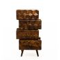 Geo Mango Chest of Drawers Large