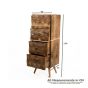 Geo Light Mango 45cm Tall Chest - Last one Remaining