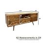 Ex Display Geo Mango 145cm Media Unit - One Available